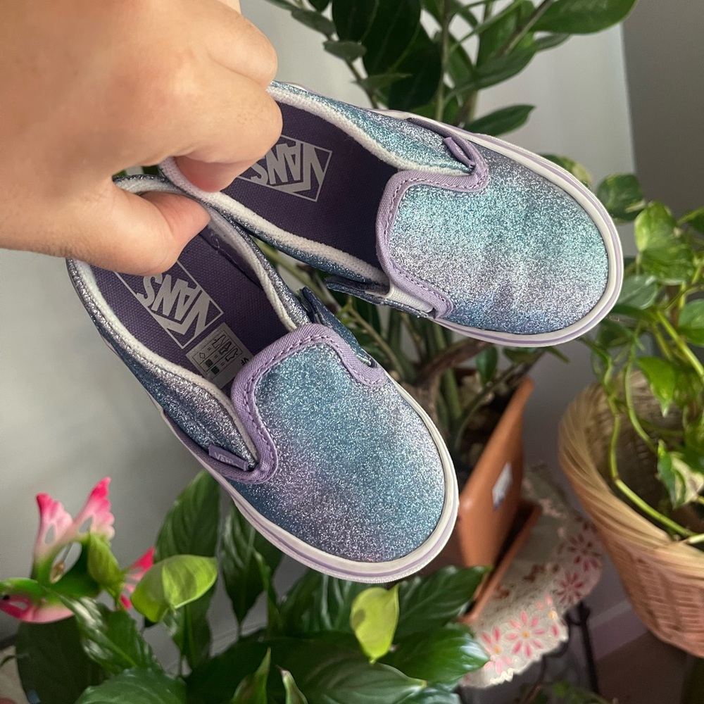 Kids Classic Slip-O • Ombré Glitter VANS